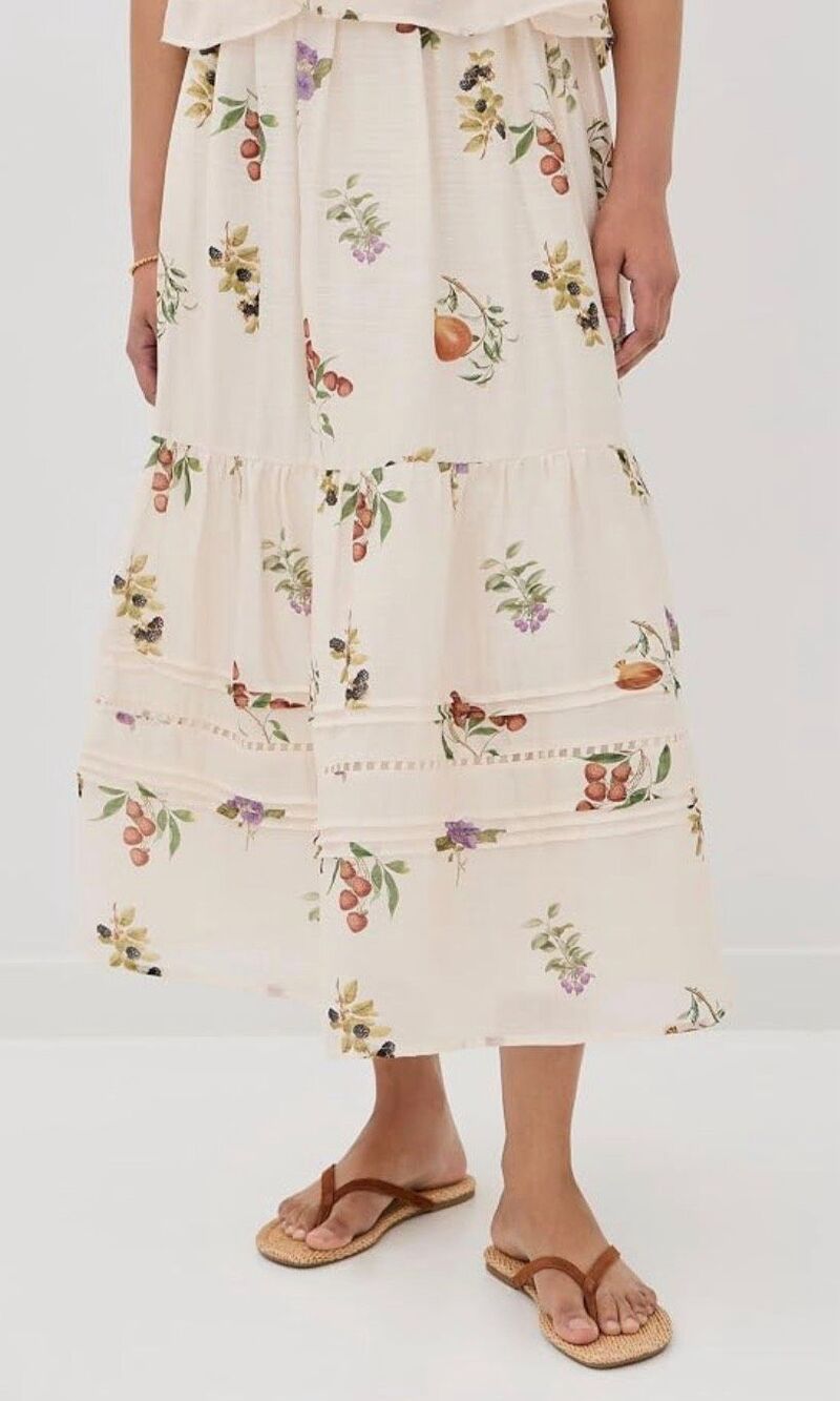 En Saison Women's Tusla Maxi Skirt Size S NWT